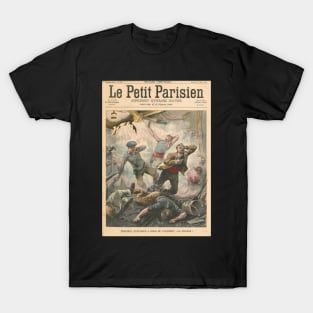 Explosion on packet boat La France 1900 T-Shirt